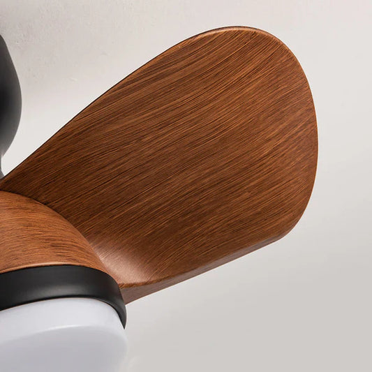 Holz einfach stilvoll schlafzimmer deckenventilator mit led-licht