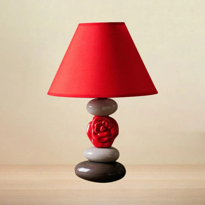 GloedHuis - tischlampe mit konischem stoffschirm