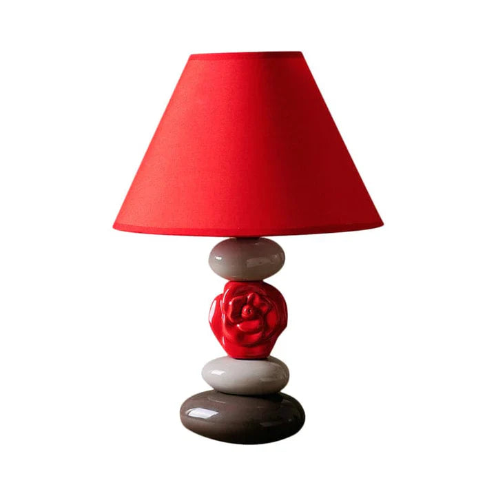 GloedHuis - tischlampe mit konischem stoffschirm