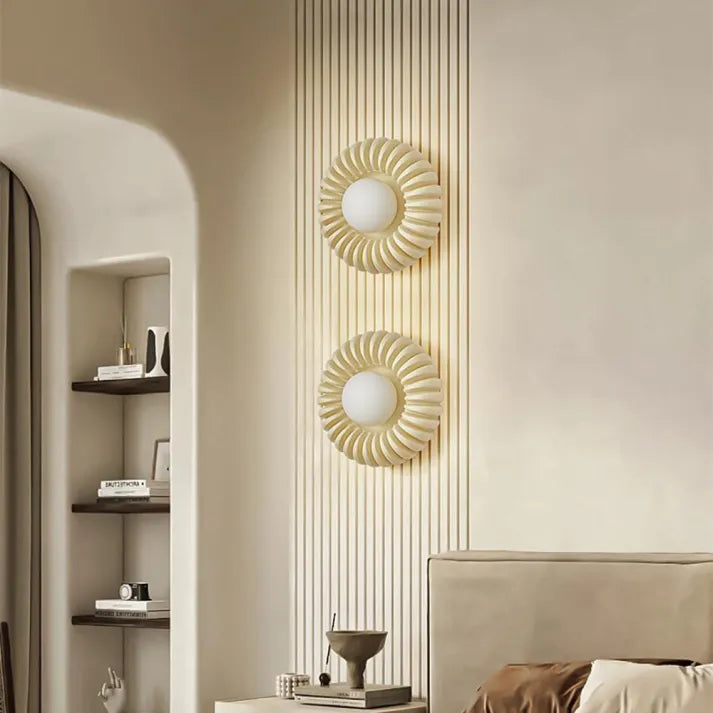 Modern kreativ harz schlafzimmer wandleuchte