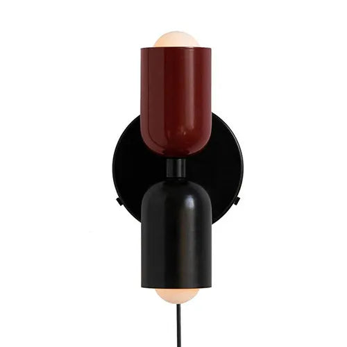 Mittelalterliche cremefarbene wind-doppelkopf-schlafzimmer-nachttischlampe, französische wandlampe