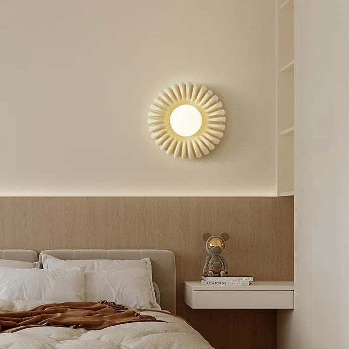 Modern kreativ harz schlafzimmer wandleuchte