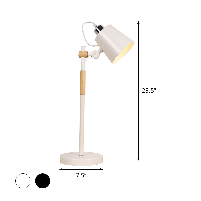 Glowzoë – industrielle tischlampe im metalleimer-stil