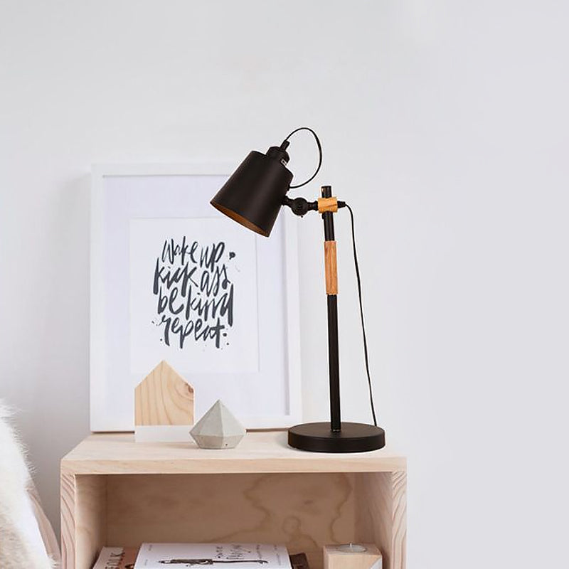 Glowzoë – industrielle tischlampe im metalleimer-stil