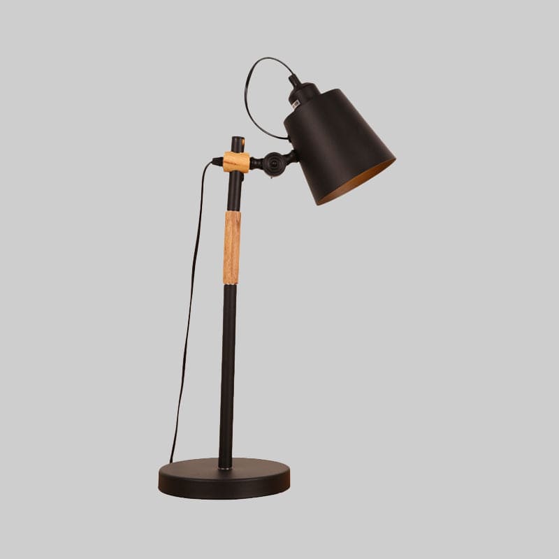 Glowzoë – industrielle tischlampe im metalleimer-stil