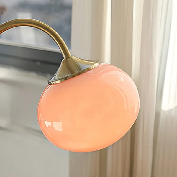 Marshmallow metall glas tischlampe