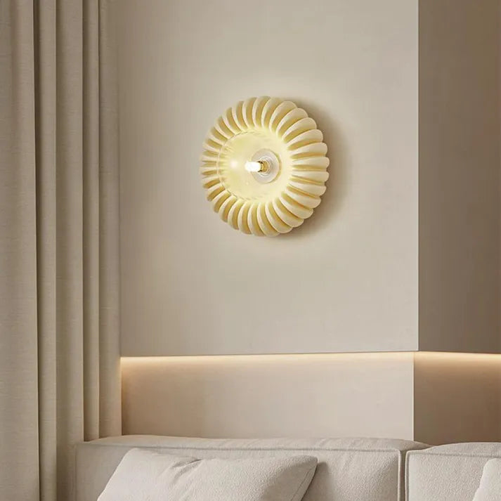 Modern kreativ harz schlafzimmer wandleuchte