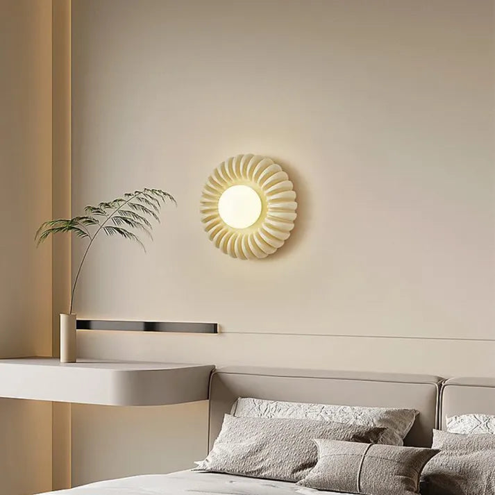 Modern kreativ harz schlafzimmer wandleuchte