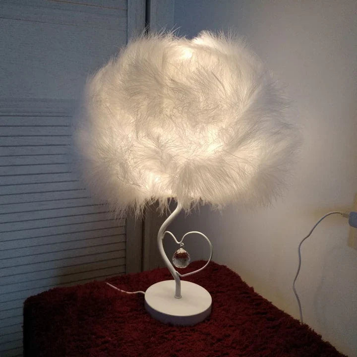 EvoGlow - skandinavische federwolken-tischlampe