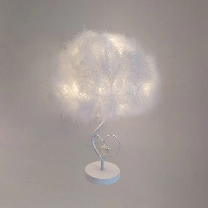 EvoGlow - skandinavische federwolken-tischlampe