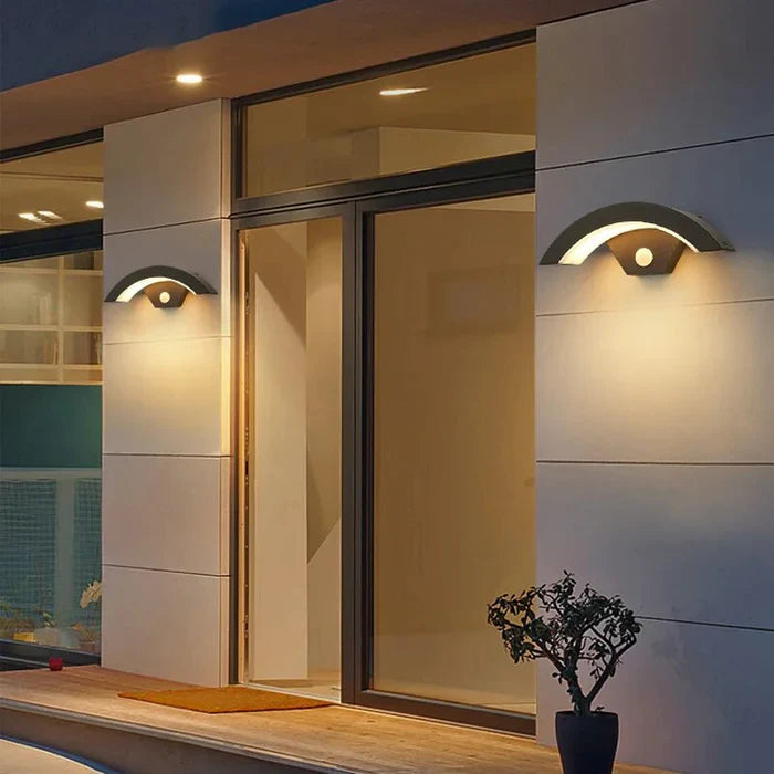 LumiVista - moderne wasserdichte wandleuchte für stilvolle außenbereiche