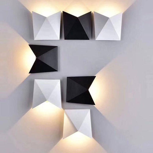 EcoLume | moderne minimalistische origami LED wandleuchte