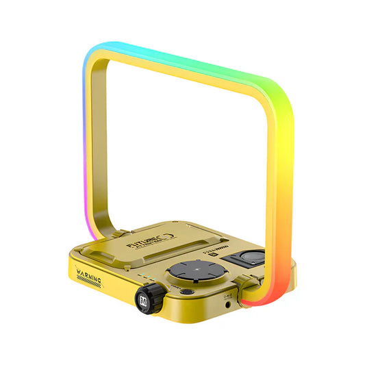 TechGlow – 3-in-1-tischlampe mit kabellosem ladegerät, rgb-beleuchtung und timer