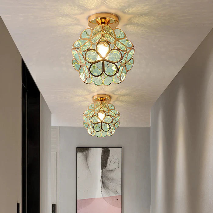 BlossomGlow – deckenlampe im blumenstil