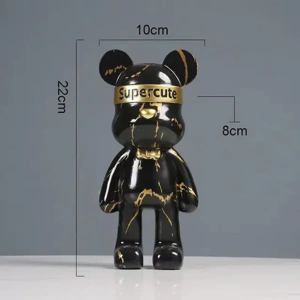 BrollyBear - graffiti-bär-figur