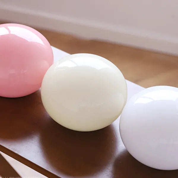 Marshmallow metall glas tischlampe