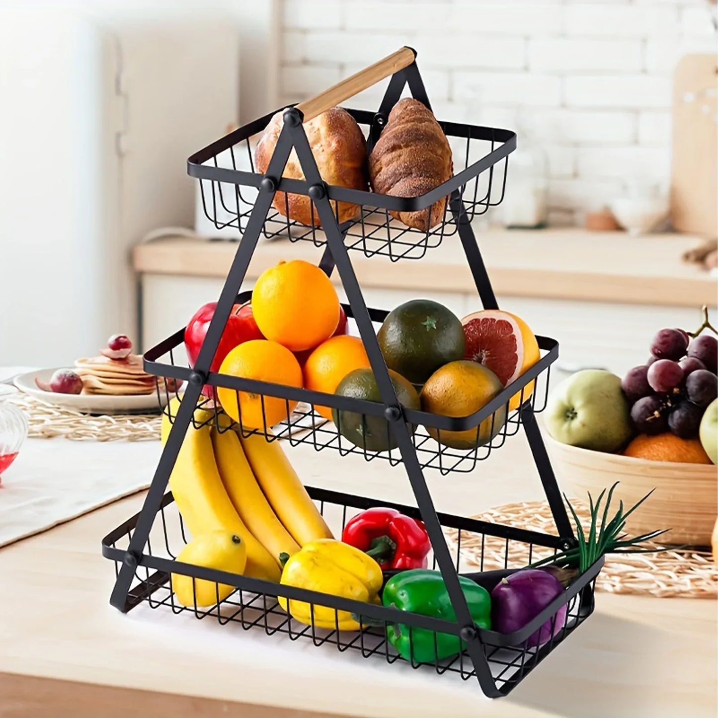 Fruitcascade - 3-stöckiger obstkorb