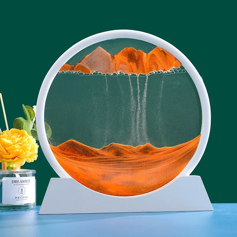 Eternaldunes – 3D-sanduhr mit beweglicher sandlandschaft
