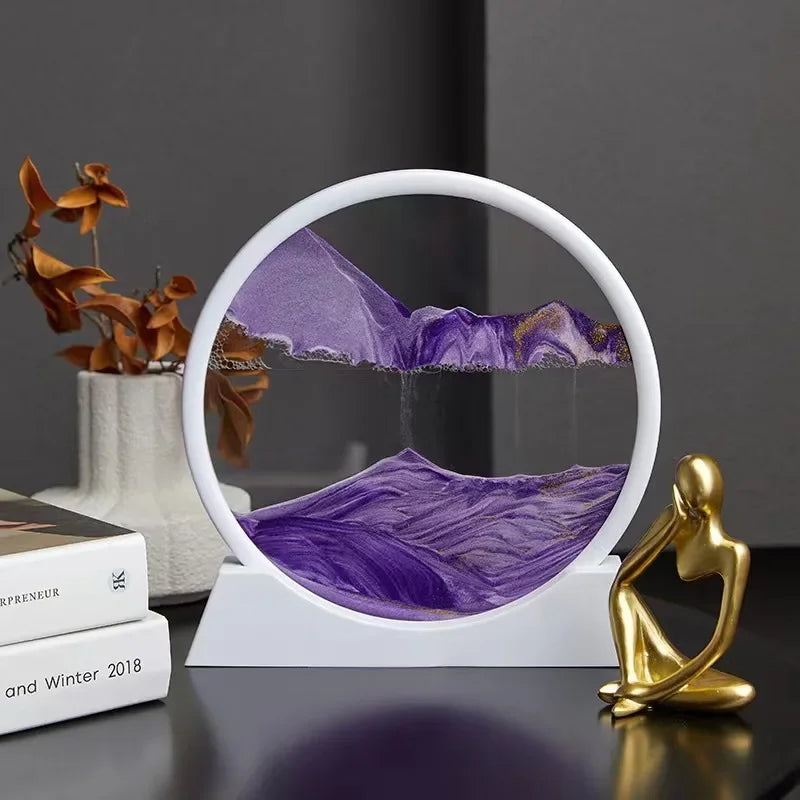 Eternaldunes – 3D-sanduhr mit beweglicher sandlandschaft