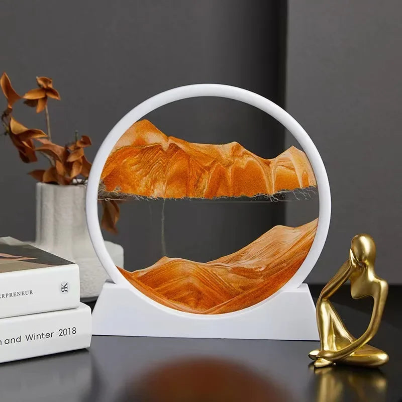 Eternaldunes – 3D-sanduhr mit beweglicher sandlandschaft
