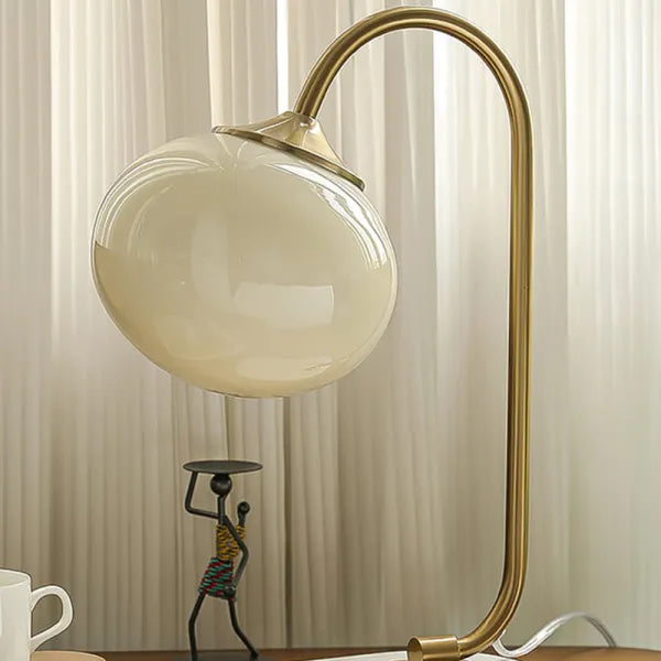 Marshmallow metall glas tischlampe