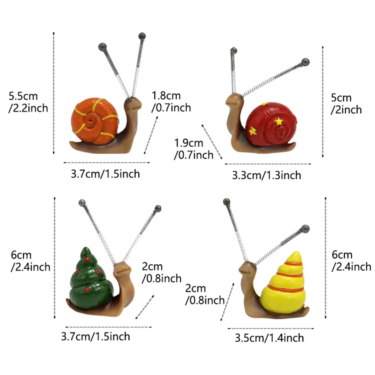 MiniCreative - Schneckenfigur Dekor