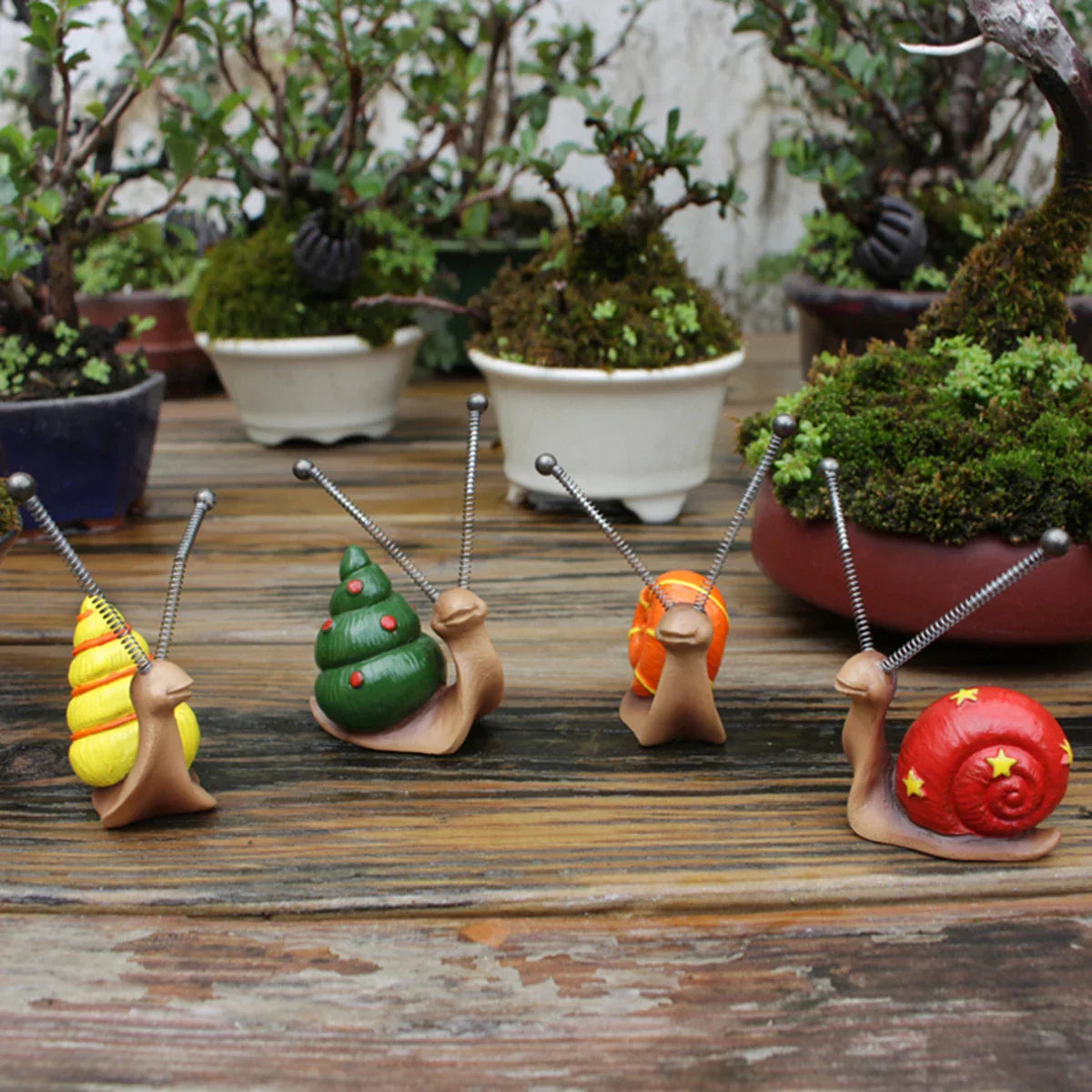 MiniCreative - Schneckenfigur Dekor