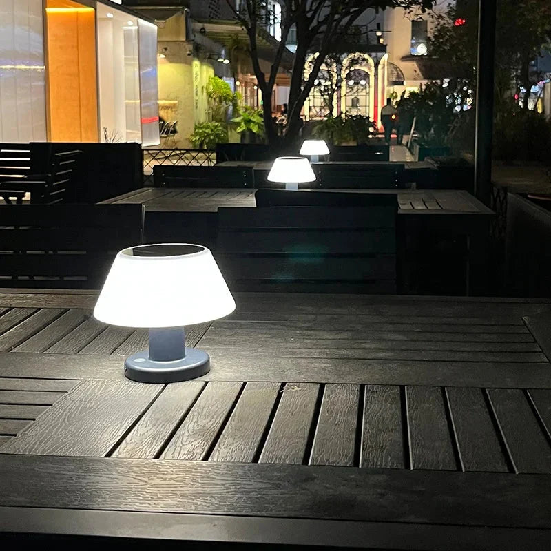 Solari lampe - solarbetriebene tischlampe für drinnen und drauben