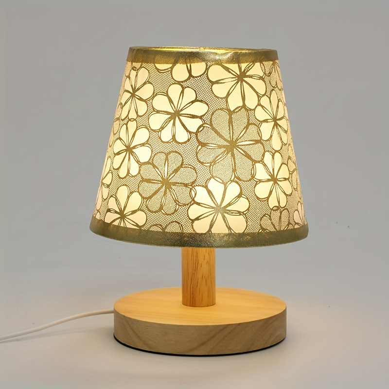 Luminarts - stilvolle tischlampe mit floralem design