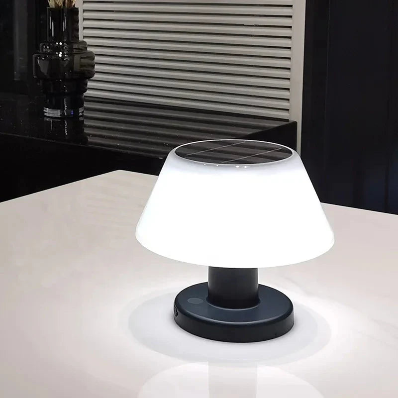 Solari lampe - solarbetriebene tischlampe für drinnen und drauben