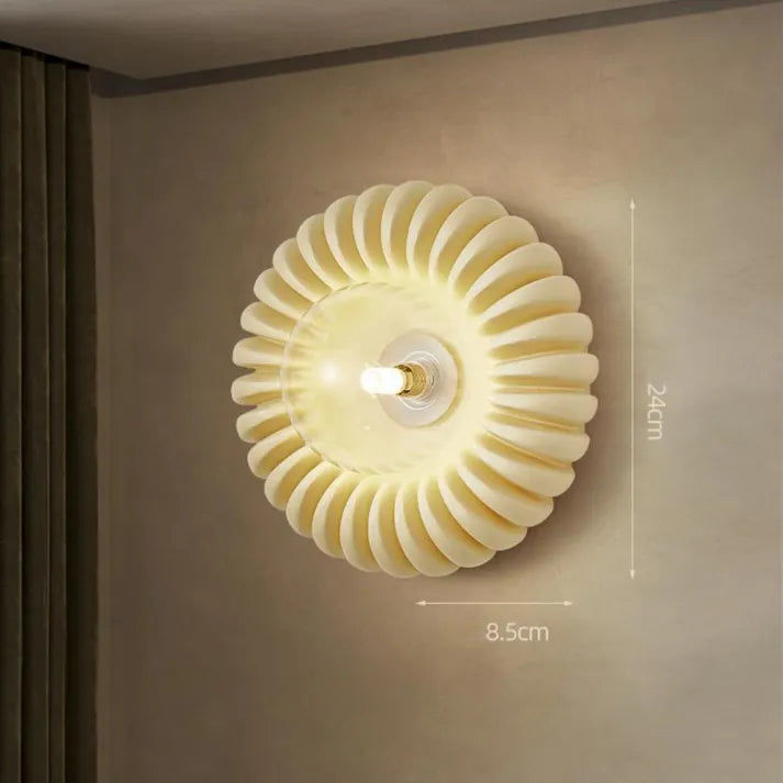 Modern kreativ harz schlafzimmer wandleuchte
