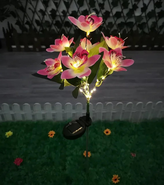 SolarSpectra - moderne outdoor lampe im blumendesign