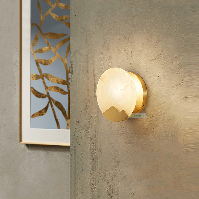Nordic minimalist marmor wandleuchte