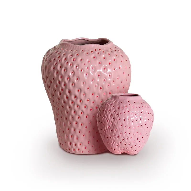 WhimsyBerry - keramikvase erdbeere