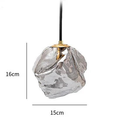 Lava glas pendelleuchte