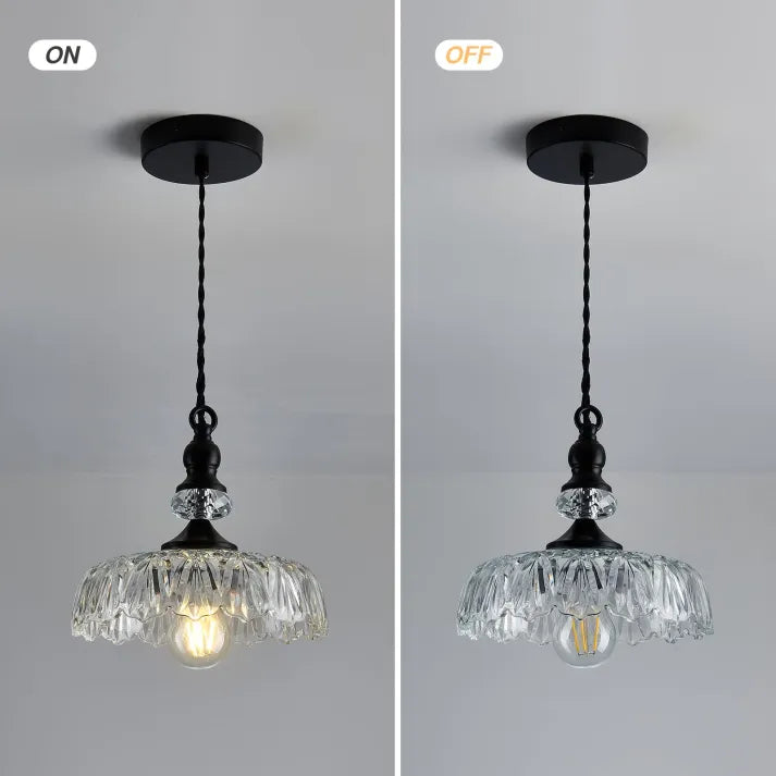 Mid century mini kücheninsel glas pendelleuchte