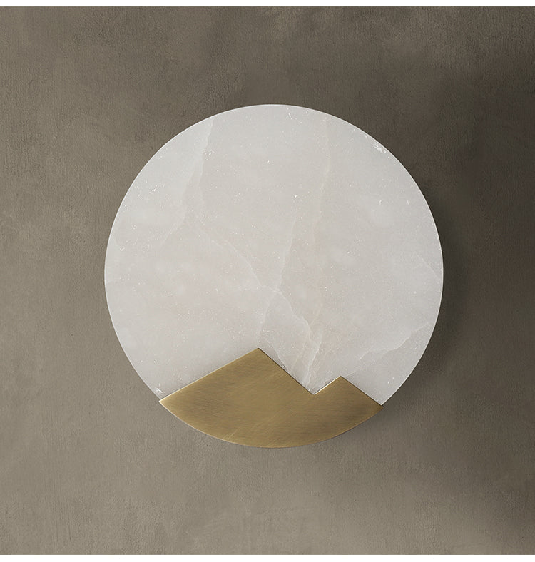Nordic minimalist marmor wandleuchte