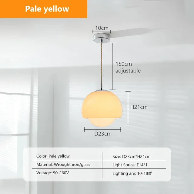 Polar - glas pendelleuchte nordic
