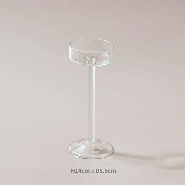Crystalclear - teelichthalter aus glas