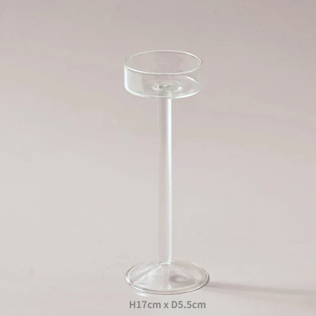 Crystalclear - teelichthalter aus glas