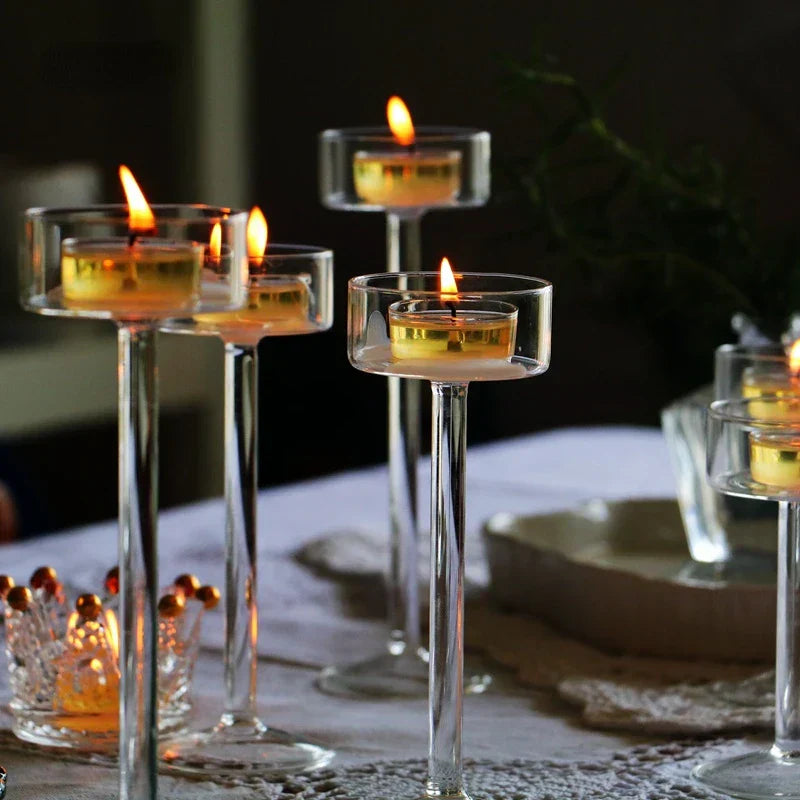 Crystalclear - teelichthalter aus glas