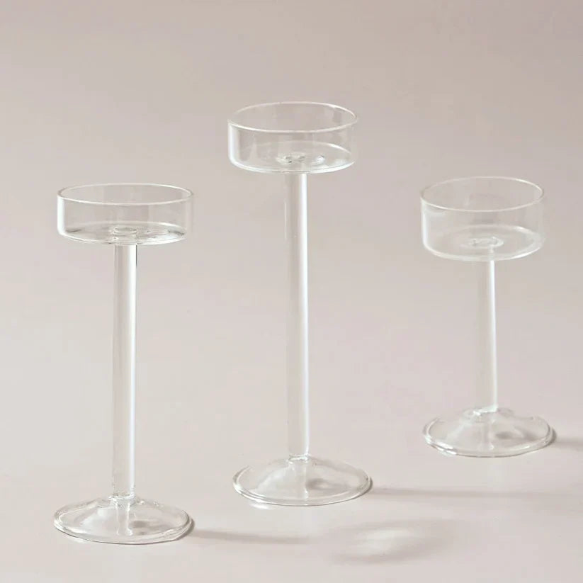 Crystalclear - teelichthalter aus glas