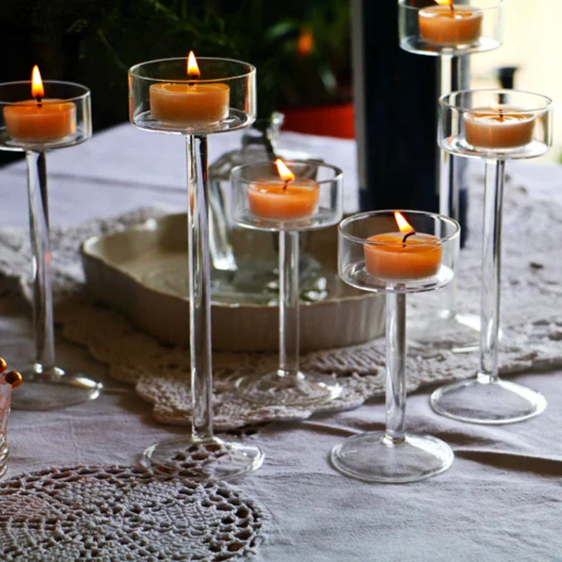 Crystalclear - teelichthalter aus glas