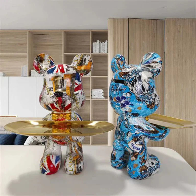 Streetpaws - graffiti-bär-figur