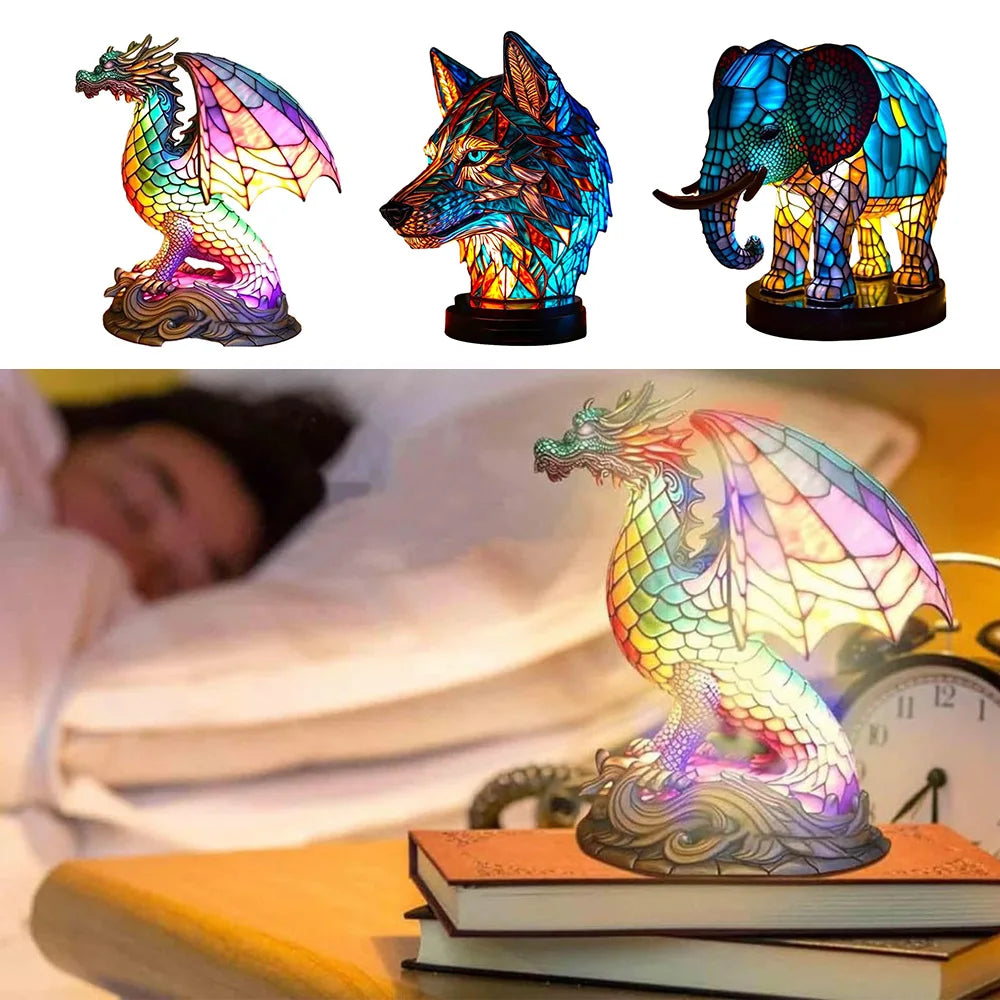 Enchantedrealm - bunte biester nachtlampe