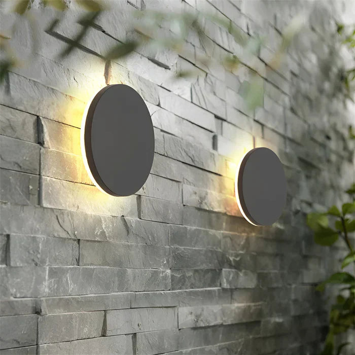 Aquaglow - elegante wasserdichte led-wandleuchte aus aluminium