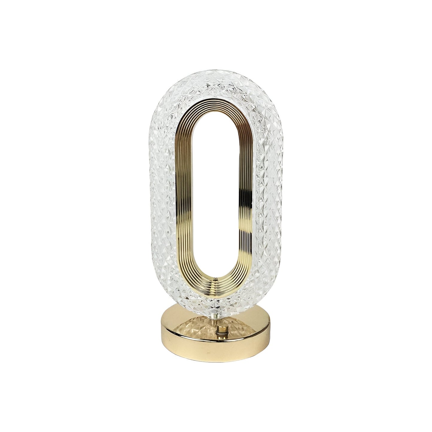 Kristall-tischlampe - luxuriöse kristall-tischlampe - ovale LED-tischlampe