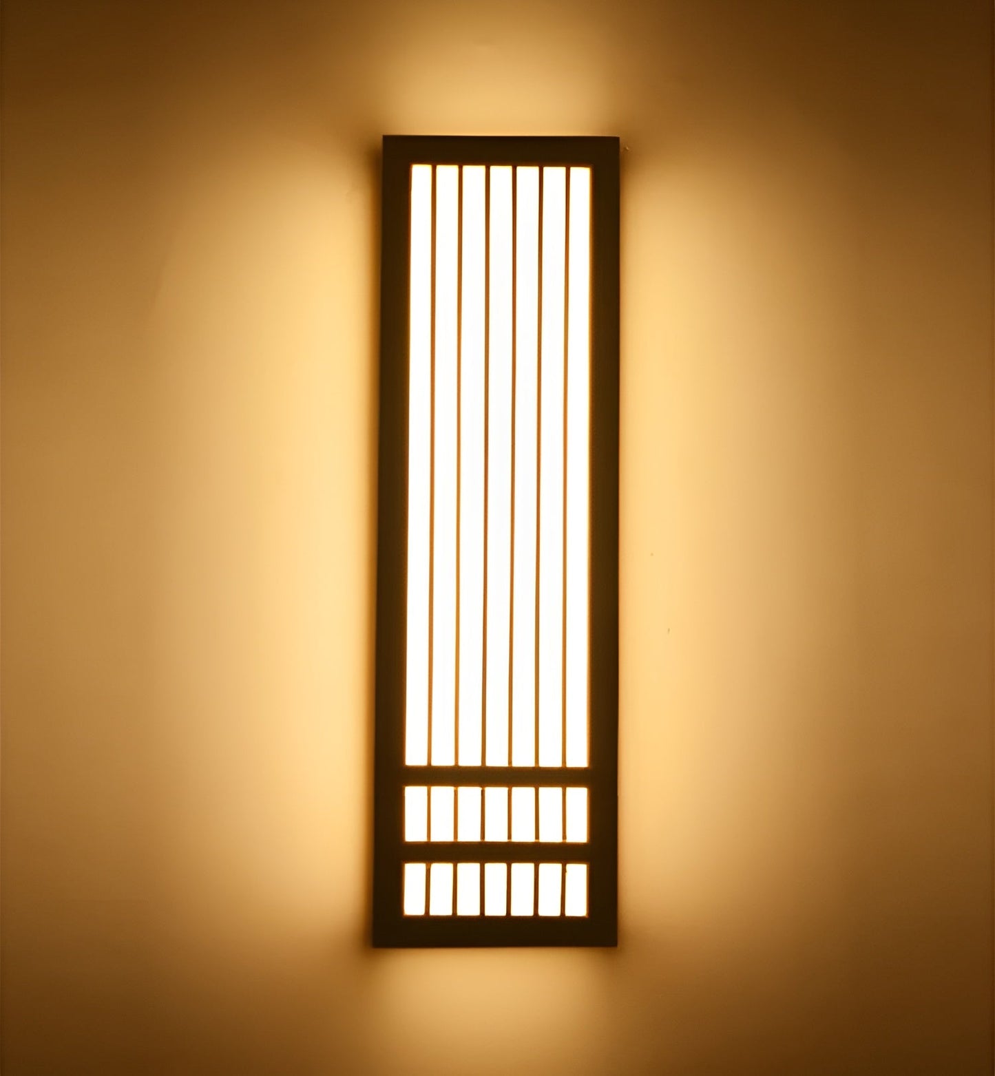 Doaglow japanische wandlampe aus holz – moderne japanische beleuchtung aus holz und acryl