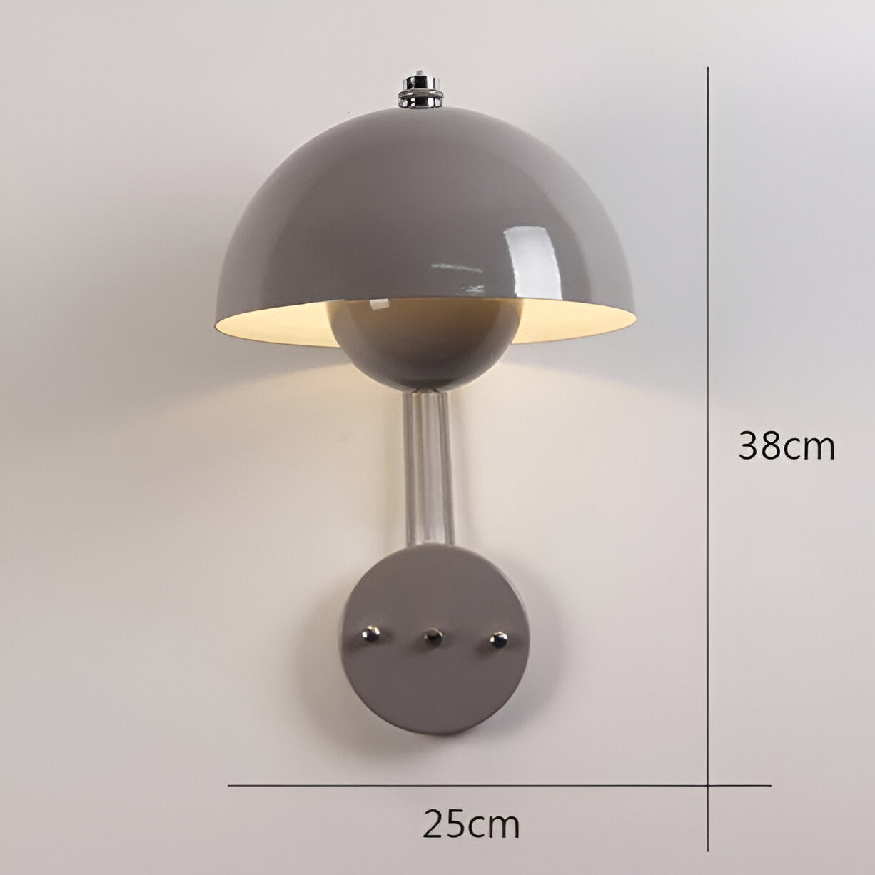 Domicbud wandleuchte - blütenknospen-macaron-wandleuchte - stilvolle runde led-lampe