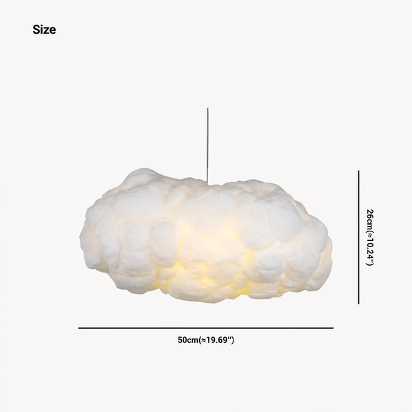 Dreamy Cloud pendelleuchte - skurrile schwebende weiße wolke hängelampe